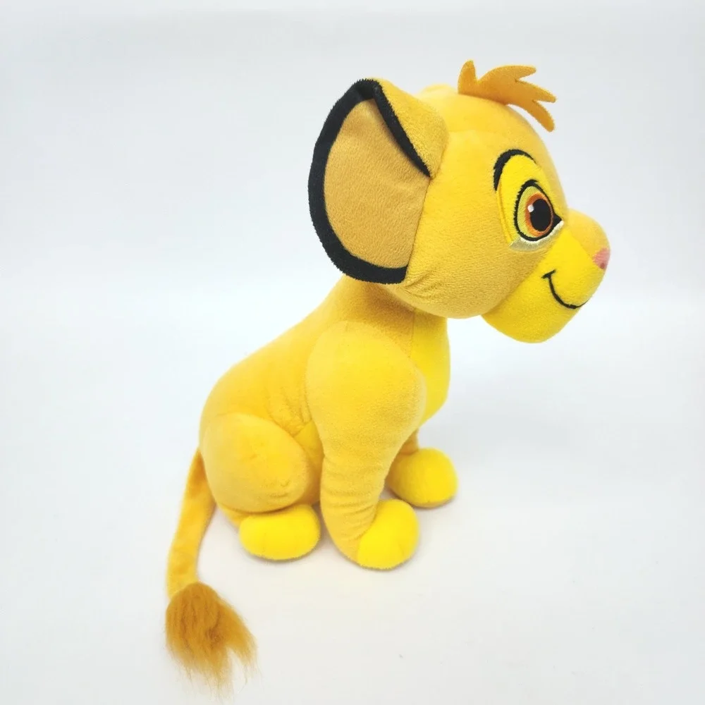 Disney Lion‎ King Simba Plush Stuffed Animal Just Play Yellow 10 inch